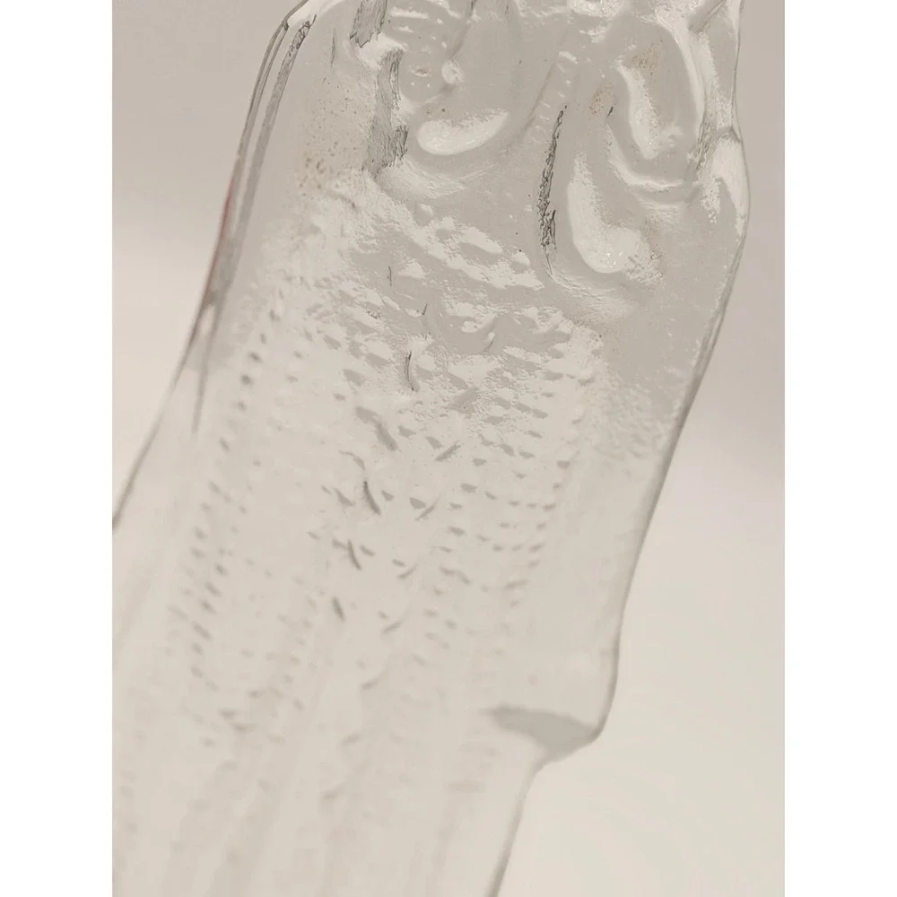 Neman Glassworks Belarus St Euphrosyne Polotsk Hand Pressed Art Glass Icon 11.5